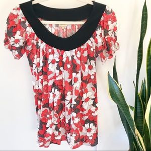 Ella Moss Floral Patterned Tee